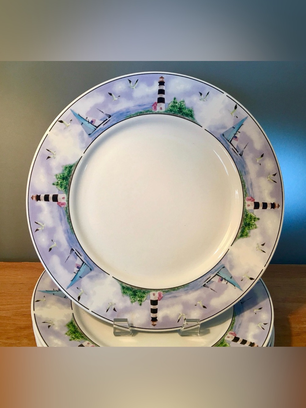 Thomson Pottery 10” Dinner Plate Set of Four - Picture 2 of 9